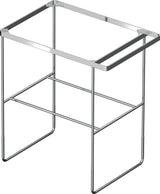 DURAVIT DuraSquare Metallkonsole höhenverstellbar mit Handtuchhalter links/rechts Chrom