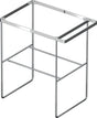 DURAVIT DuraSquare Metallkonsole höhenverstellbar mit Handtuchhalter links/rechts Chrom
