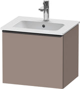 DURAVIT D-Neo Waschtischunterbau 510 mm Eiche Schwarz Matt mit Bronze Griff