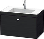eiche schwarz / mit 1 Hahnloch / Eiche