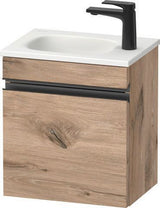 DURAVIT Sivida Waschtischunterbau 400x440x295mm, 1 Tür rechts, Chrom/Graphit Matt