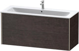 Duravit XViu Waschtischunterbau wandhängend 1210 mm, 2 Schubkästen, champagner matt/weiß matt