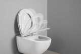 DURAVIT Univavo WC-Sitz Oval Tief 451mm mit Absenkautomatik, Weiß