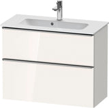 DURAVIT D-Neo Waschtischunterbau 810 mm Eiche Schwarz Bronze, wandhängend, 1 Auszug