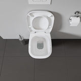 DURAVIT D-Code WC-Sitz Compact mit SoftClose Absenkautomatik, Kunststoff weiß