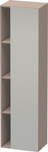 DURAVIT DuraStyle Hochschrank 360x500x1800mm, 1 Tür links, weiß matt – Wandhängend mit Soft-Close