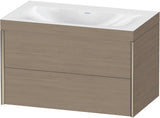 DURAVIT XViu c-bonded Waschtischset 800 mm wandhängend mit 2 Schubkästen und Tip-on-Technik