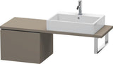 Duravit L-Cube Konsolenunterschrank 520 mm amerikanisch Nussbaum mit Tip-On-Technik