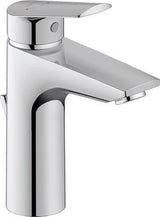 Duravit No.1 Einhebel-Waschtischmischer mit Zugstange, FreshStart, Chrom – 106 mm Ausladung
