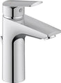 Duravit No.1 Einhebel-Waschtischmischer mit Zugstange, FreshStart, Chrom – 106 mm Ausladung