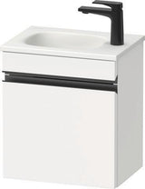 DURAVIT Sivida Waschtischunterbau 400x440x295mm, 1 Tür rechts, Chrom/Graphit Matt