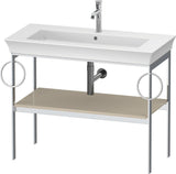 DURAVIT White Tulip Metallkonsole 984 mm taupe hochglanz mit Höhenausgleich von Philippe Starck