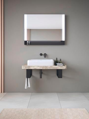 DURAVIT Wave Einhebel-Waschtischmischer Unterputz 202 mm Chrom – Keramikmischsystem