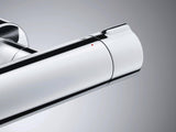 DURAVIT Duschsystem C.1 mit Brausethermostat, Schwarz Matt, Kopf- und Handbrause