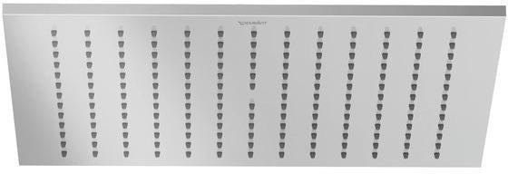 DURAVIT Kopfbrause 240x240 mm Schwarz Matt – Rechteckig, Verstellbar, Antikalk
