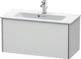 Duravit XSquare Waschtischunterbau 810 mm – wandhängend, Seidenmatt, für ME by Starck