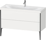 DURAVIT XViu c-bonded Waschtischset 1200 mm weiß mit Push-Open und Soft-Close