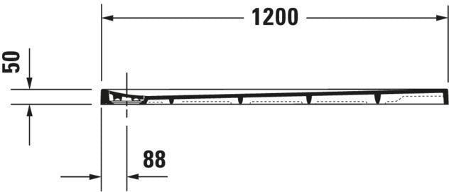 DURAVIT Stonetto Duschwanne 1400x800x50 mm Mineralguss Weiß Matt – Bodenbündig & Rutschhemmend