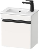 DURAVIT Sivida Waschtischunterbau 400 mm Nussbaum – Wandhängend, 1 Tür, Dämpfung