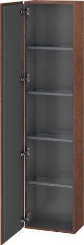 Duravit L-Cube Hochschrank 1760 mm Nussbaum mit Soft-Close-Tür