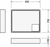 DURAVIT D-Code Duschwanne 900x750x85 mm Weiß Sanitäracryl rechteckig