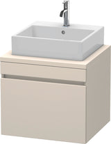 DURAVIT DuraStyle Konsolenunterschrank 600 mm betongrau matt – 1 Auszug, wandhängend