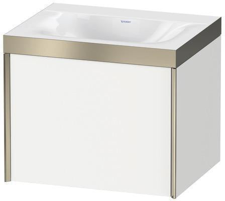Duravit Waschtischunterbauset XVIU 600x480mm mit Möbelwaschtisch Viu und Auszug