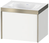Duravit Waschtischunterbauset XVIU 600x480mm mit Möbelwaschtisch Viu und Auszug