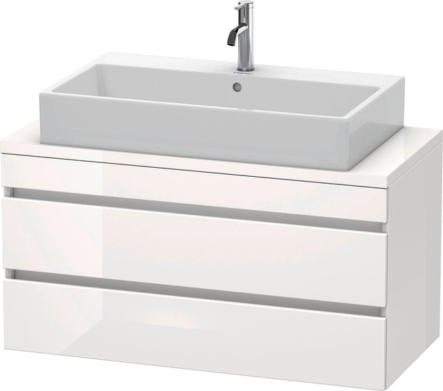 DURAVIT DuraStyle Konsolenwaschtischunterbau 1000 mm Eiche Terra/Weiß Matt mit 2 Schubkästen