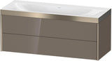 DURAVIT XViu c-bonded Waschtischunterbauset 1200 mm wandhängend mit 2 Schubkästen