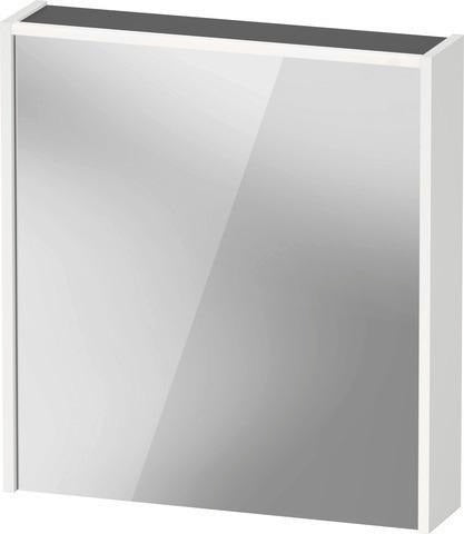 DURAVIT D-Code Spiegelschrank 650 mm, LED-Beleuchtung, Anschlag links, weiß