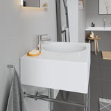 DURAVIT Design Classics Wandwaschtisch 615 mm, Becken links, mit Überlauf, weiß