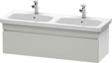 Duravit DuraStyle Waschtischunterbau 1230 mm betongrau matt – wandhängend, 1 Auszug, Soft-Close