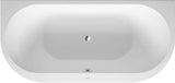 DURAVIT Darling New Badewanne 1900x900 mm Vorwand, weiß Acryl mit Gestell & 2 Rückenschrägen
