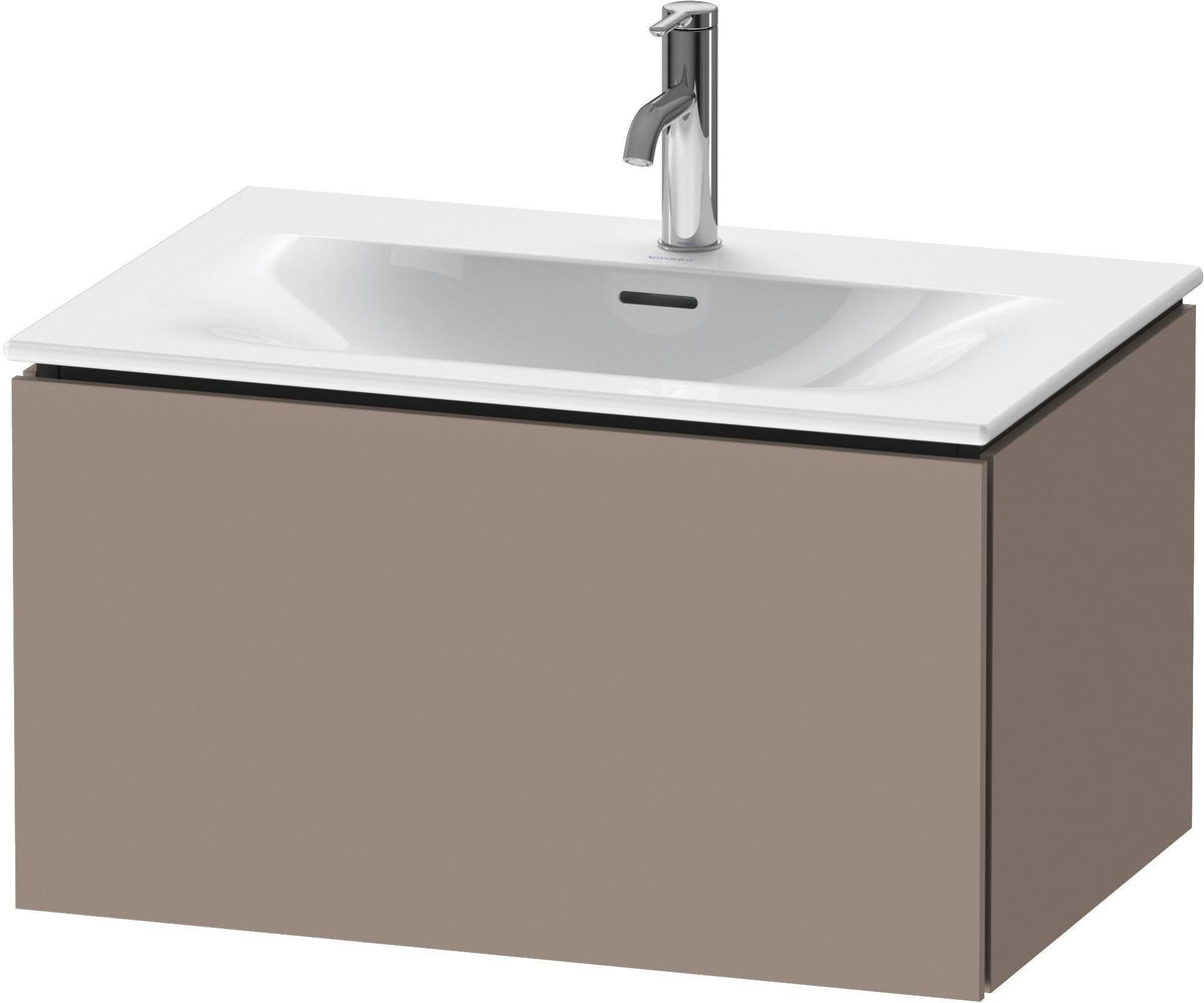 Duravit L-Cube Waschtischunterbau wandhängend 720 mm weiß matt mit 1 Auszug und Tip-On-Technik