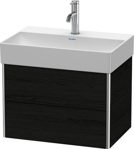 DURAVIT XSquare Waschtischunterbau 584 mm s-matt mit Ahorn Innenausstattung