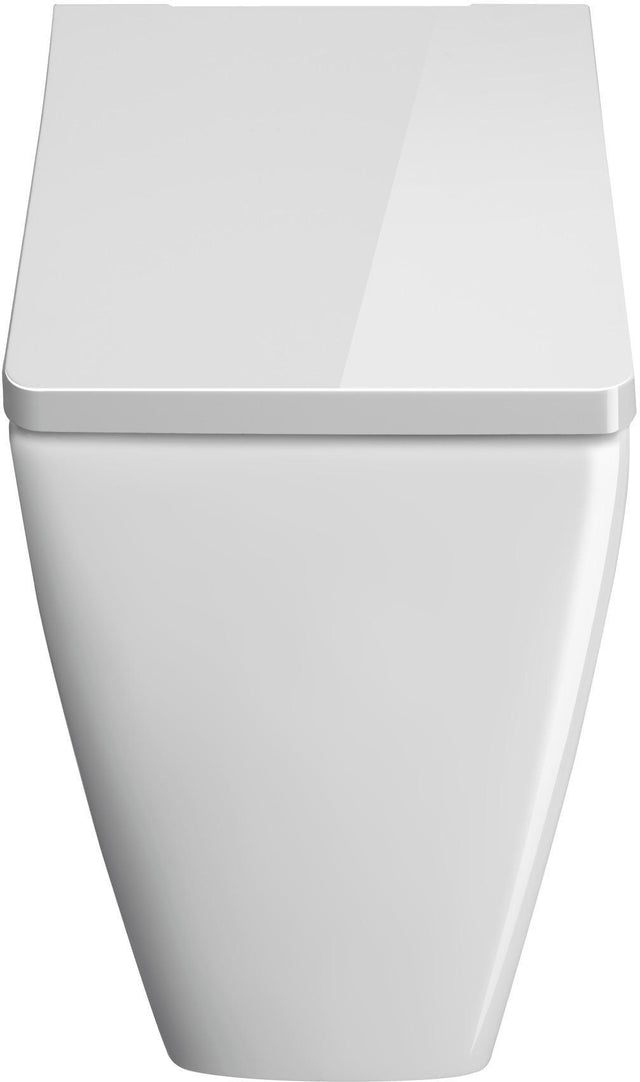 DURAVIT Urinaldeckel Viu mit Absenkautomatik, weiß, 345x315x37 mm, Edelstahl-Scharniere