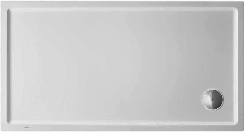 DURAVIT Starck Slimline Duschwanne 1200x800x55 mm Weiß Sanitäracryl von Philippe Starck