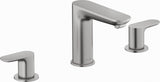 DURAVIT Wave 3-Loch Waschtischarmatur Chrom – 129 mm Ausladung, ohne Zugstange