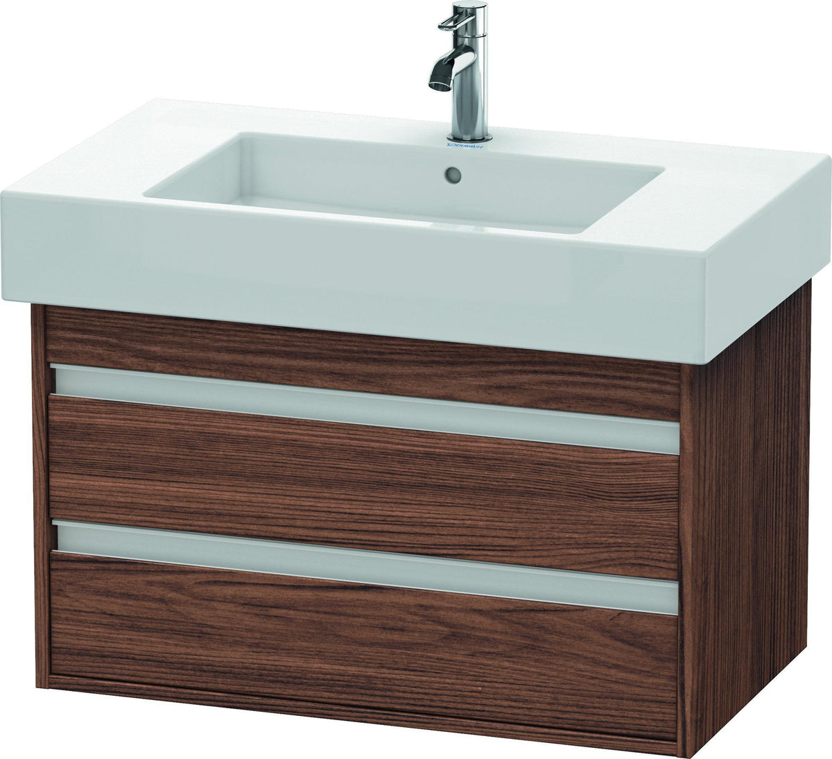 DURAVIT Ketho Waschtischunterbau wandhängend 800 mm basalt matt mit 2 Schubkästen