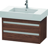 DURAVIT Ketho Waschtischunterbau wandhängend 800 mm basalt matt mit 2 Schubkästen