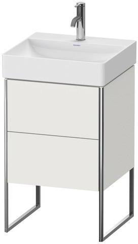 Duravit XSquare Waschtischunterbau 731x484x460 mm, 2 Auszüge, weiß matt, bodenstehend