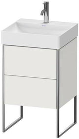 Duravit XSquare Waschtischunterbau 731x484x460 mm, 2 Auszüge, weiß matt, bodenstehend