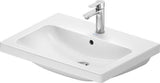 Duravit D-Code Waschtisch 650x480mm weiß mit Überlauf, 1 Hahnloch, wandhängend