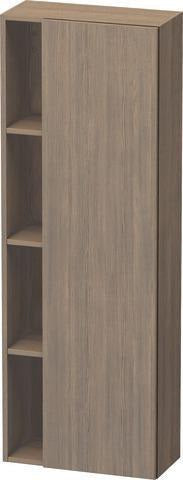 DURAVIT DuraStyle Hochschrank 240x500x1400mm, 1 Tür links, Eiche Terra/Weiß Matt