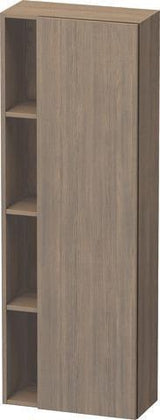 DURAVIT DuraStyle Hochschrank 240x500x1400mm, 1 Tür links, Eiche Terra/Weiß Matt