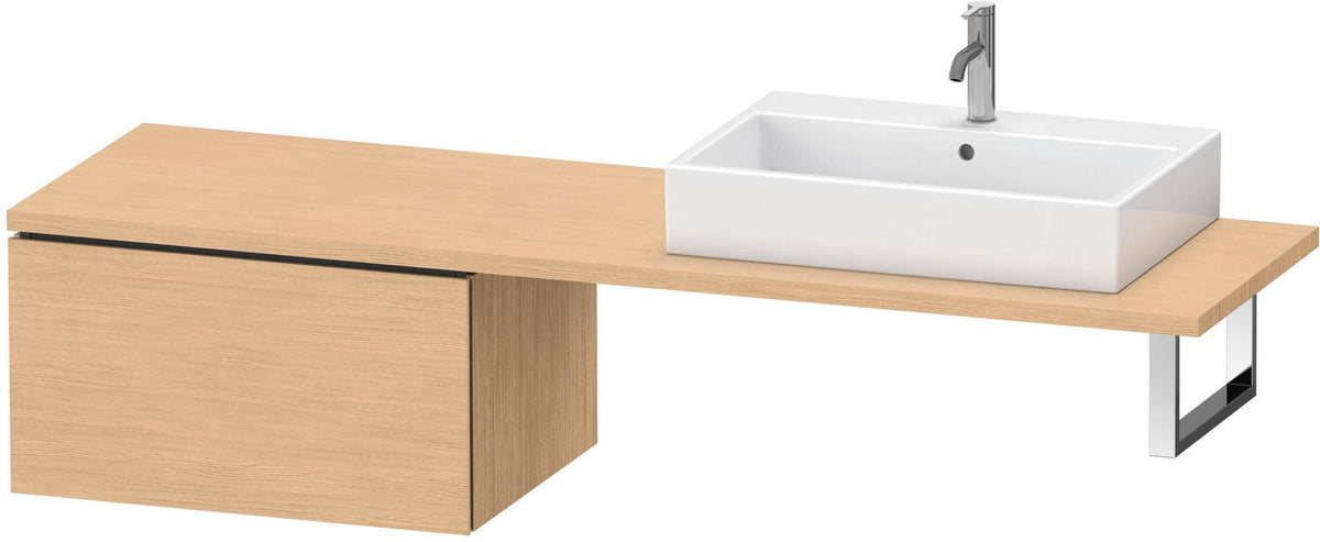 DURAVIT L-Cube Unterschrank 720 mm weiß matt – 1 Auszug, wandhängend, Tip-on