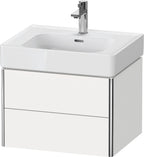 584 mm / weiß / Waschtischunterbau wandhängend XSquar e 470x584x397mm Weiß Matt 2 Schubk.