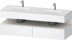 weiß / QA EWT m.Kon-WTU,1600x550x600mm,WPl:2 Ni-Bel,Weiß Matt,Ni:Weiß Supermatt,Deko