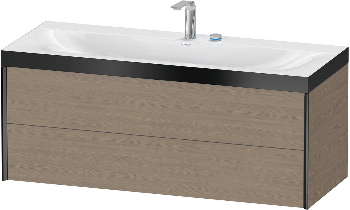 DURAVIT XViu c-bonded Waschtischunterschrank 1200 mm Eiche mit 2 Schubkästen und Tip-on-Technik